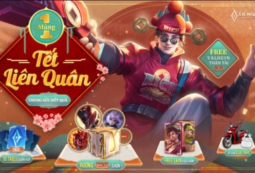 Liên Quân Mobile ra mắt chuỗi sự kiện Tết với lượng quà siêu khủng