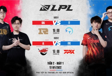 Trực tiếp LPL Mùa Xuân 2022 hôm nay 17/1