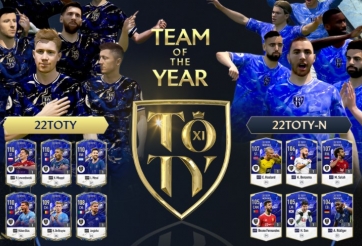 FIFA Online 4: Dàn sao 22TOTY và 22TOTY Nominee chính thức lộ diện