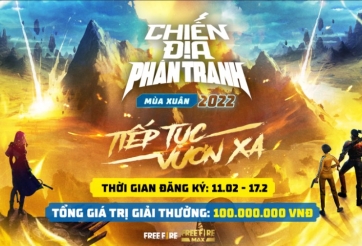 Free Fire: Chiến Địa Phân Tranh trở lại với tổng giải thưởng 100 triệu đồng