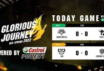 Lịch thi đấu VCS Mùa Xuân 2022 hôm nay 12/2