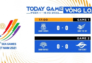 Lịch thi đấu SEA Games 31 LMHT hôm nay 15/2