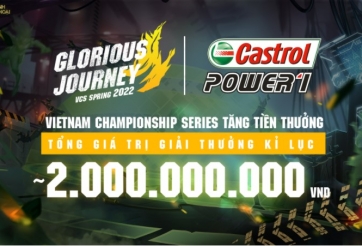 VCS Mùa Xuân 2022 công bố tổng giải thưởng sau giai đoạn lượt đi