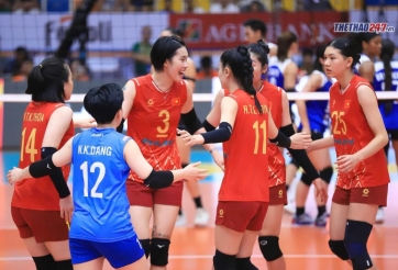 Áp đảo hoàn toàn, bóng chuyền nữ Việt Nam vào chung kết VTV Cup