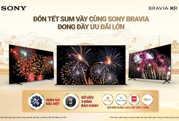 Sony Việt Nam triển khai chương trình khuyến mãi cuối năm: Tết sum vầy cùng Sony - Đong đầy ưu đãi lớn