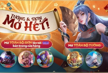 Liên Quân Mobile tặng miễn phí trang phục S+ hữu hạn và mở khóa toàn bộ tướng cùng trang phục vào ngày mùng 1 tết