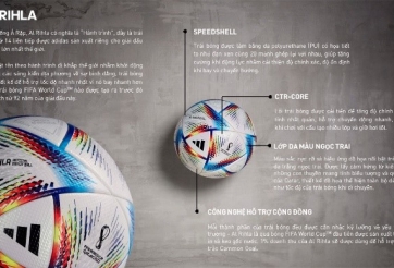 adidas Al Rihla là trái bóng chính thức của giải đấu lớn nhất hành tinh FIFA World Cup 2022
