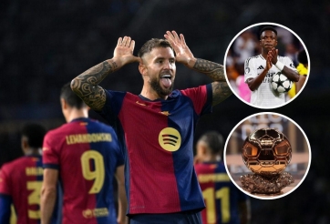 Sao Barca ủng hộ Vinicius giành Quả bóng vàng 2024