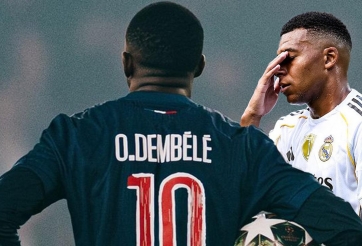 Mbappe mắc kẹt giữa cái bóng của Dembele