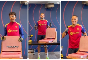 Thần đồng Barcelona bất ngờ trở thành ‘công nhân’, sửa ghế CLB để bán lấy tiền