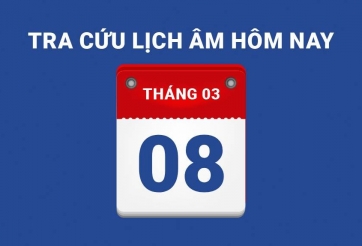 Lịch âm hôm nay 08/03 và những điều cấm kỵ