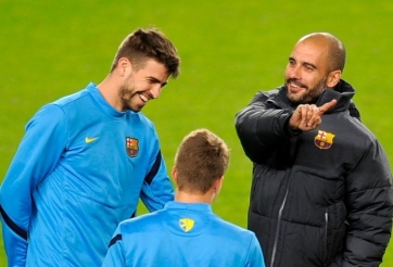 Gerard Pique tung tin Pep 'chắc chắn' trở lại Barcelona