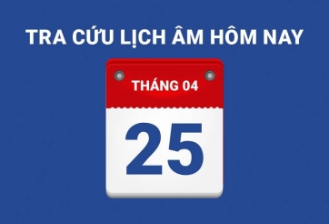 Lịch âm hôm nay 25/04 và những điều cấm kỵ