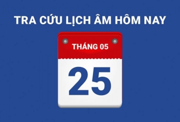 Lịch âm hôm nay 25/05 và những điều cấm kỵ