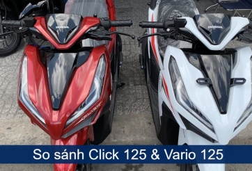So sánh chi tiết Vario 125 và Click 125