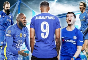 Chiếc áo số 9 bị nguyền rủa của Chelsea, Aubameyang ‘lạnh gáy’ mất ăn mất ngủ
