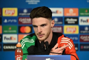 Declan Rice phát biểu tự tin trước đại chiến với PSG