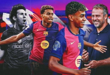Yamal kế thừa biểu tượng 'huyền thoại' tại Barca