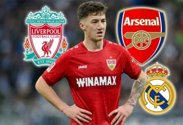 Liverpool, Real và Arsenal cạnh tranh mục tiêu 50 triệu Bảng