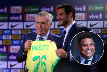 Ronaldo: 'Ancelotti là HLV lý tưởng để đưa Brazil vô địch World Cup 2026'