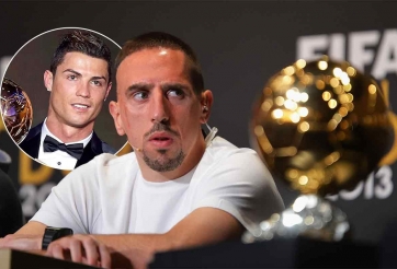Ribery: 'Tôi nghĩ mình giành Quả bóng vàng, Ronaldo không có danh hiệu nào'