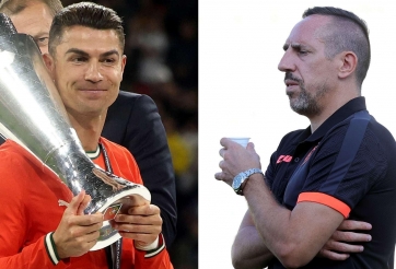 Cà khịa Ronaldo, Ribery nhận 'mưa gạch đá' từ fan Bồ Đào Nha