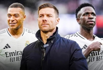 Xabi Alonso sẵn sàng 'nâng cấp' bộ đôi Mbappe - Vinicius