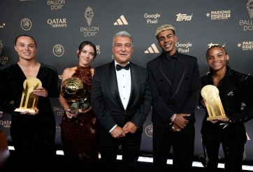 Barca thống trị lịch sử Quả Bóng Vàng với kỷ lục tuyệt đối