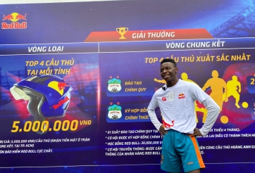 Bất ngờ: Tài năng trẻ châu Phi đến dự thi vào học viện bóng đá HAGL