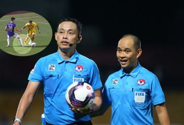 Trận Hà Nội vs HAGL có sai phạm, trọng tài chính đối diện án phạt nặng?