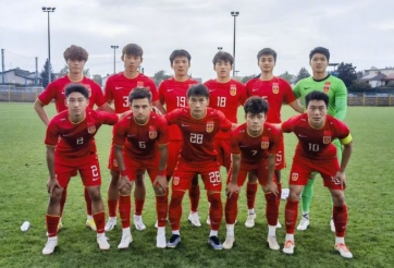 U21 Trung Quốc chật vật thắng đội U19 tầm trung của châu Âu