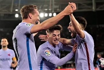 Barcelona lội ngược dòng đầy cảm xúc, chính thức lấy lại top 2 La Liga