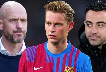 Chuyển nhượng tối 24/4: Barca ra giá để De Jong tái hợp Ten Hag?
