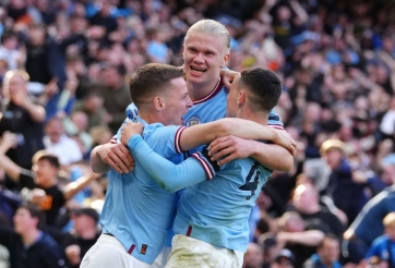 Haaland 'đốn tim' triệu fan Man City nhờ cử chỉ ra dáng 'thủ lĩnh'