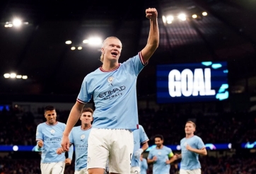 Haaland hóa 'súng hai nòng', Man City nghiền nát nhược tiểu Đan Mạch
