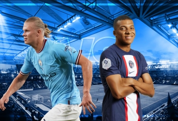 Haaland bước đầu vượt Mbappe trong cuộc đua song mã thế hệ mới