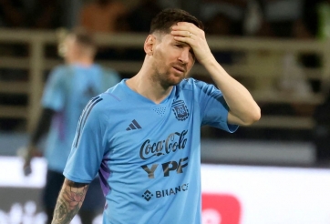Biểu hiện của Messi trên sân tập khiến CĐV Argentina thót tim