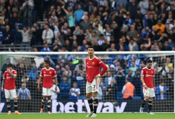 MU thua thảm Brighton 4 bàn không gỡ, có nguy cơ mất suất Europa League