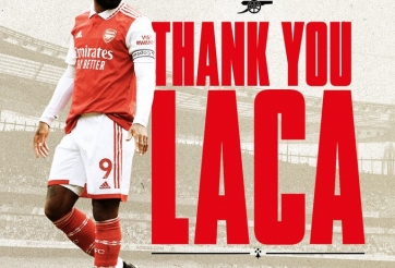 Arsenal chính thức chia tay đội trưởng Lacazette