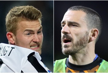 De Ligt bị Bonucci 'dạy dỗ' sau khi bỏ Juve để tới Bayern