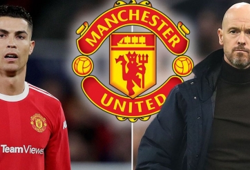 Erik ten Hag ký 4 năm với Man Utd, không đảm bảo tương lai Ronaldo