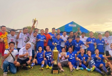 Gia Việt FC vô địch giải phủi trên đất Thái Lan