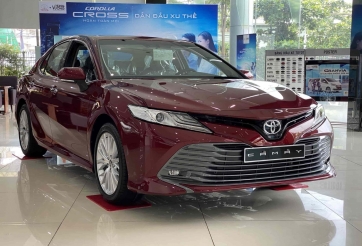Top 3 xe sedan hạng D bán chạy nhất tháng 5/2021: Toyota Camry áp đảo