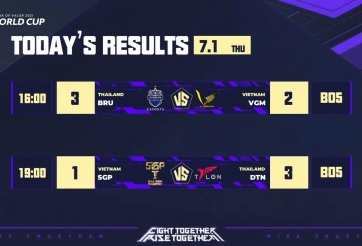AWC 2021: Cả SGP lẫn VGM đều bại trận, phải đối đầu nhau tại nhánh thua
