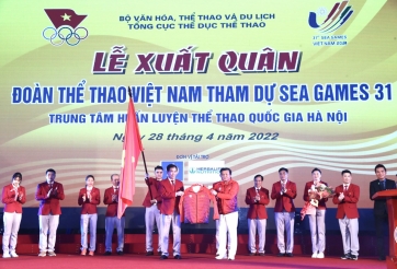Đoàn Thể thao Việt Nam làm Lễ xuất quân dự SEA Games 31, đặt mục tiêu nhất toàn đoàn