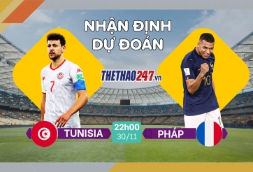 Dự đoán tỉ số kết quả Pháp vs Tunisia, 22h00 hôm nay 30/11