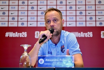 HLV Thái Lan áp lực trước Singapore sau trận thua Trung Quốc