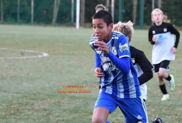 Thần đồng Việt kiều Pháp mong cống hiến cho bóng đá Việt Nam