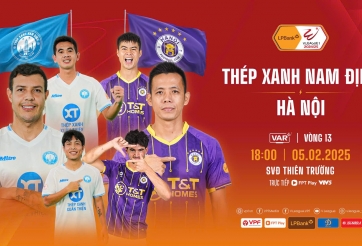 Hấp dẫn trận khai xuân V-League giữa Nam Định vs Hà Nội