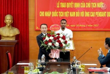 Pendant Quang Vinh nói gì trong ngày nhận quốc tịch Việt Nam?